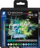 STAEDTLER Pigment brush pen, set van 12