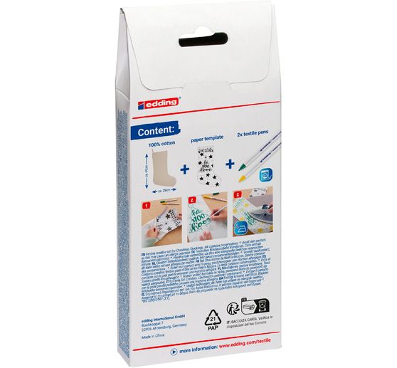edding Kerstman set