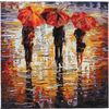 Painting by numbers on stretched canvas, 30 x 30 cm In the Rain