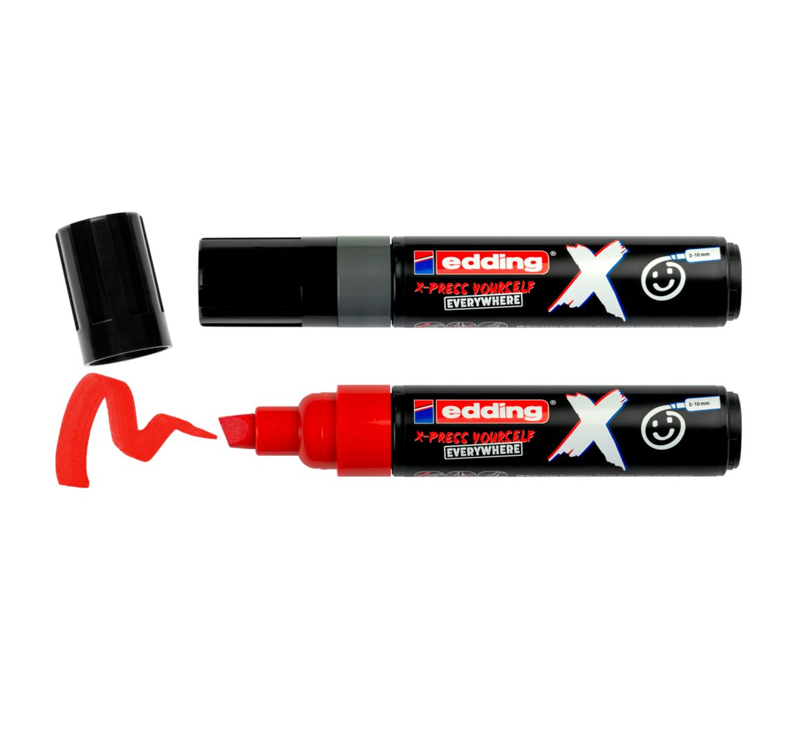 edding 6900 X multi marker set van 2 - Yay Grey