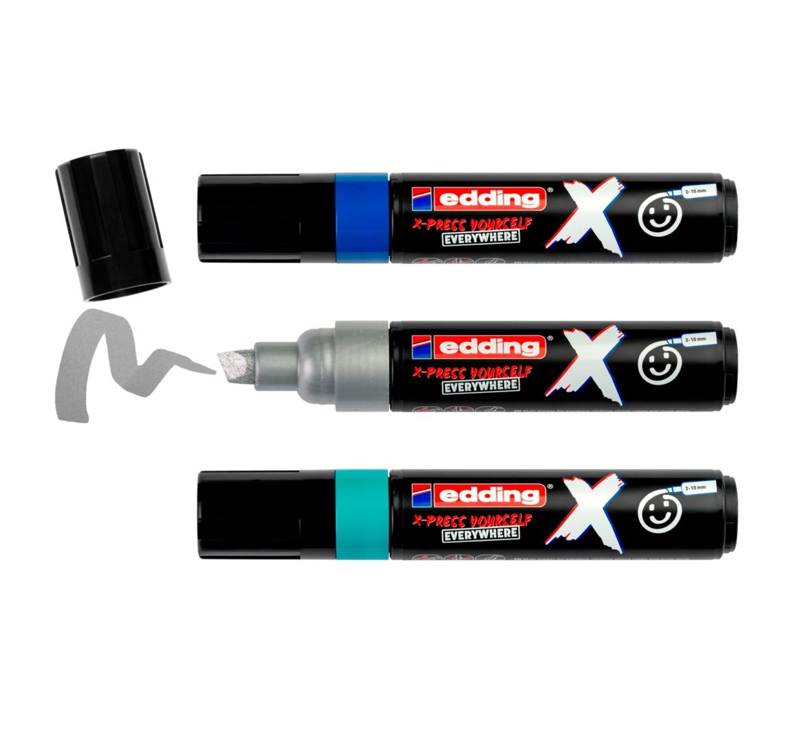 edding 6900 X multi marker set van 3 - Ocean Color