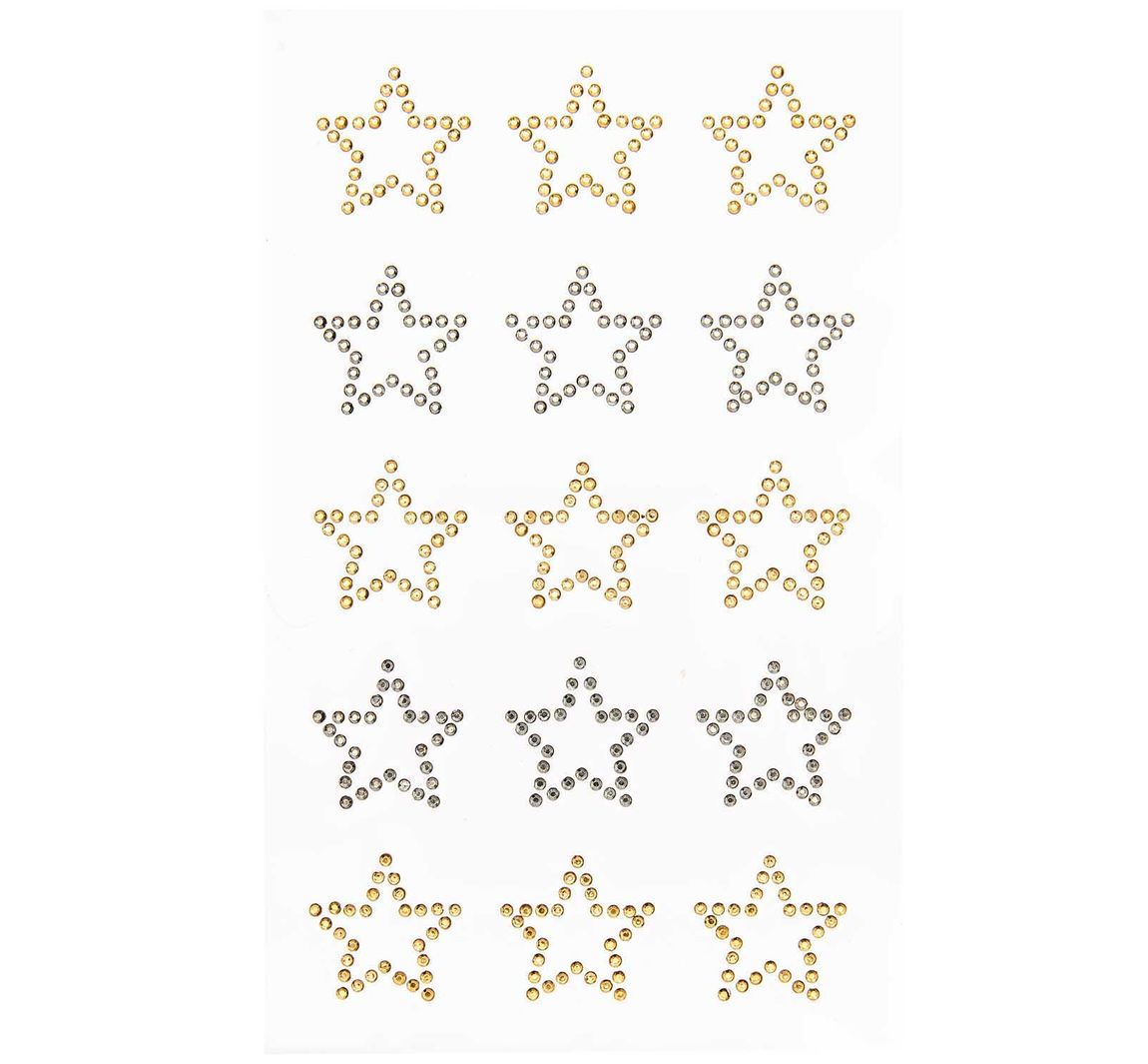 Strass stickers - Sterren