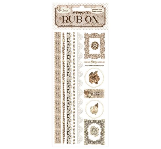 Rub On Transfer paper "Old Lace"