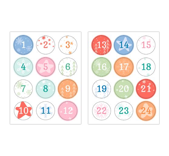 Advent calendar set