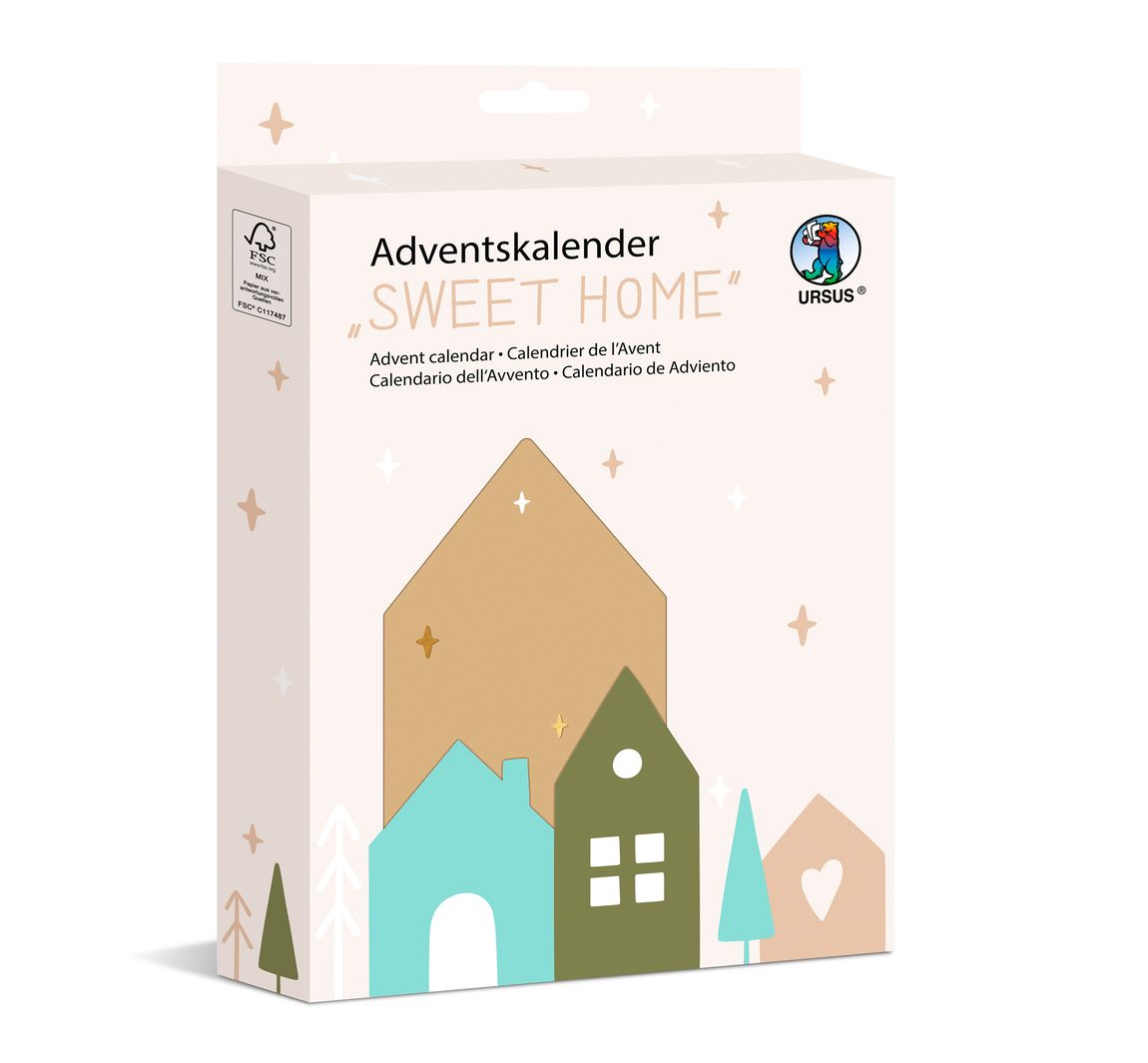 Adventskalender set - Sweet home