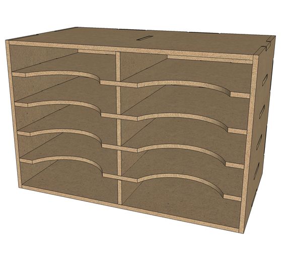 Flexio "Stempelkussens box", 10 vakken