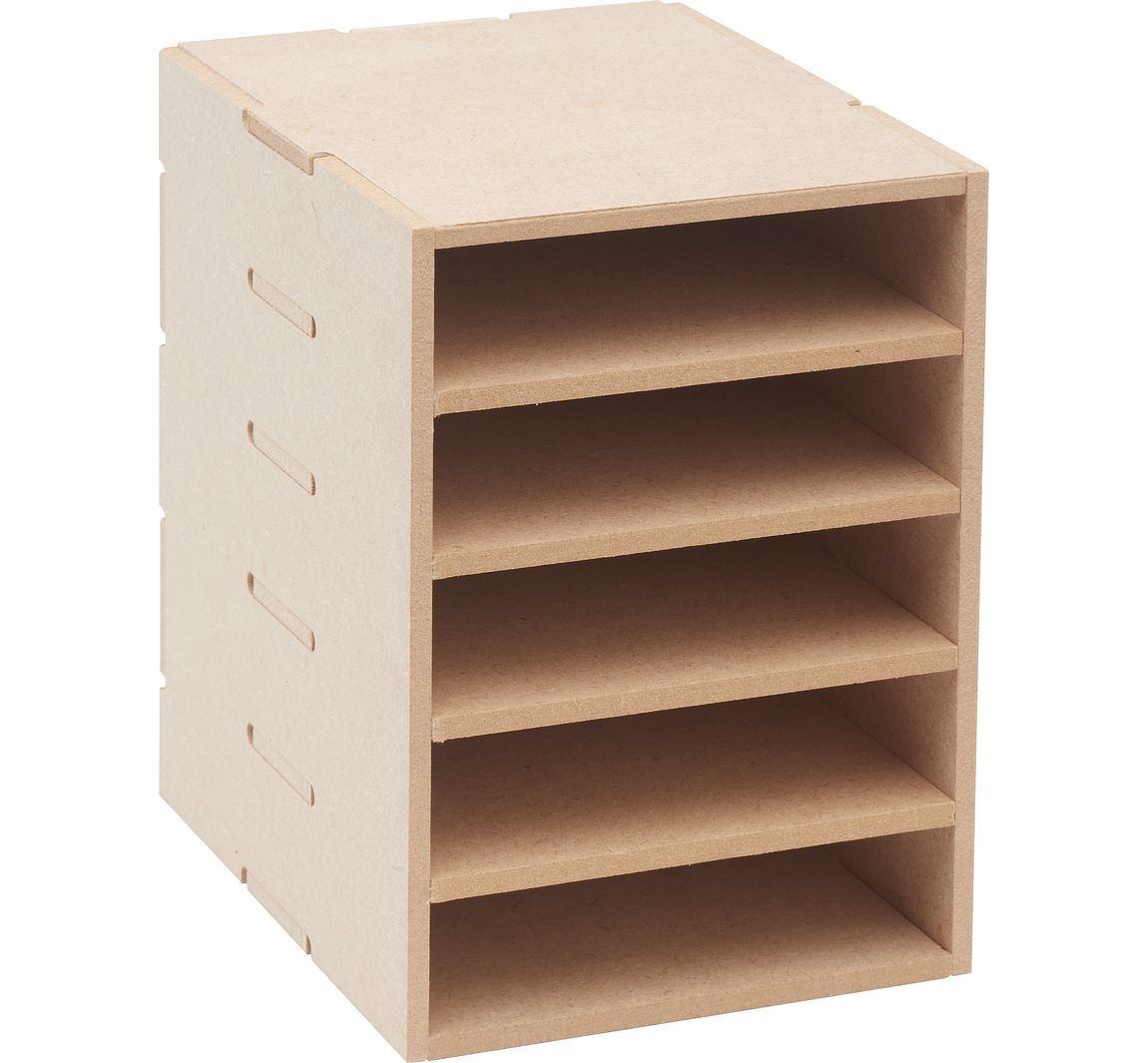 VBS Schap box "Flexio" - Half Box - 5 vakken