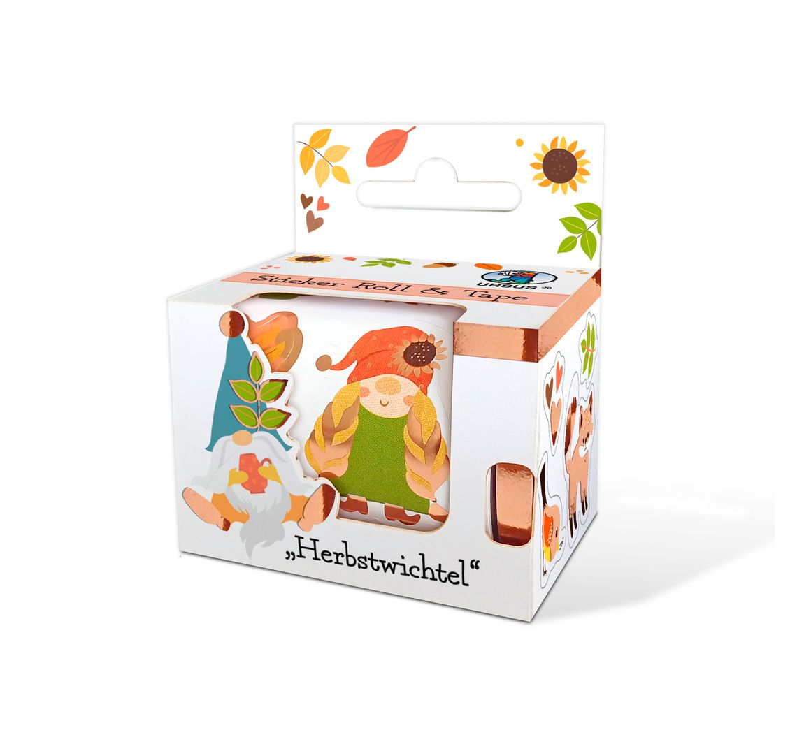 Stickerrol - Herfst kabouter