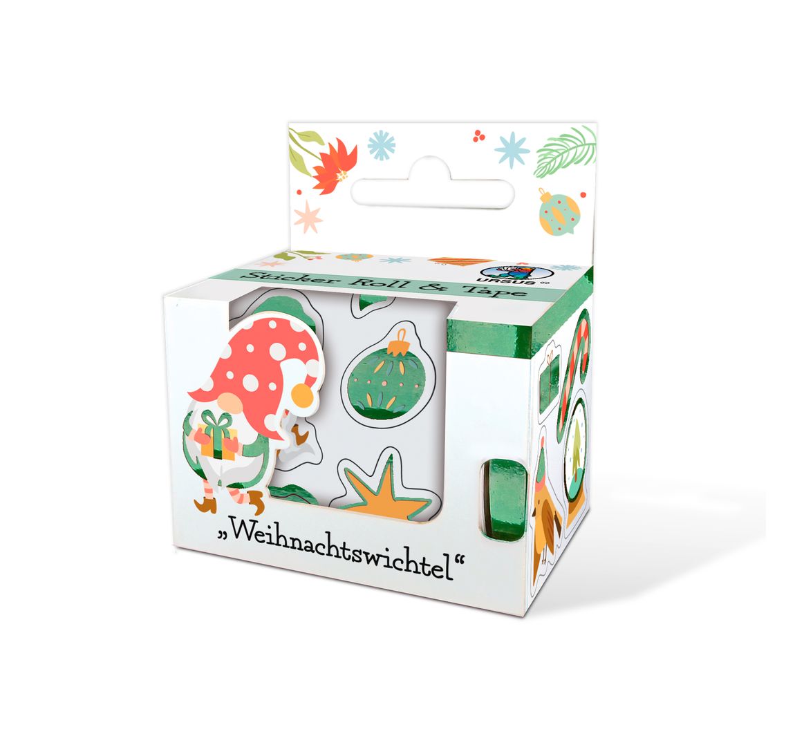 Stickerrol - Kerst kabouter