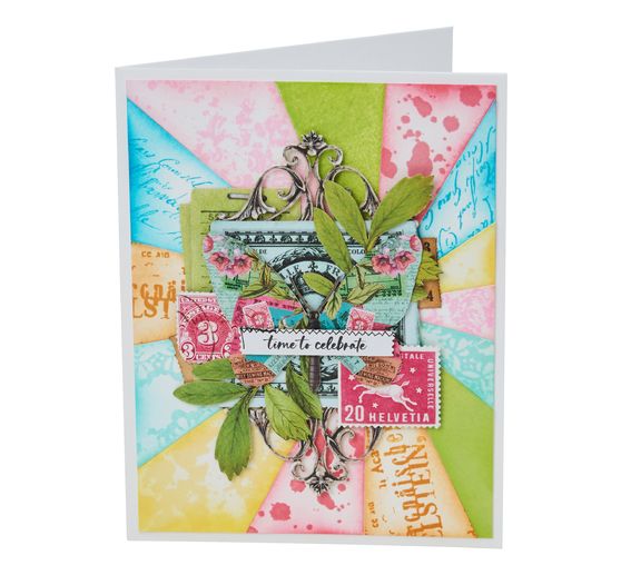 Sizzix Framelits Punching template and Clear Stamps by 49 and Market