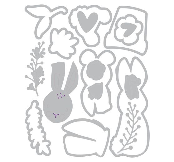 Sizzix Thinlits Ponssjabloon by Catherine Pooler