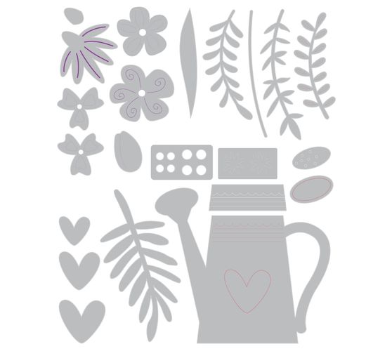 Sizzix Thinlits Ponssjabloon by Catherine Pooler