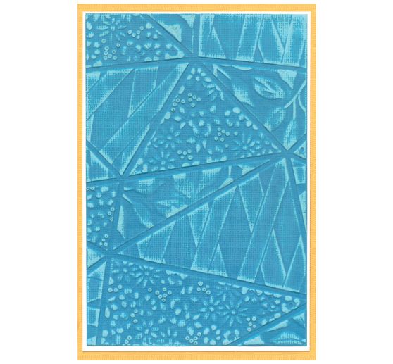 Sizzix 3D Embossing template by Stacey Park