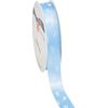 Satin ribbon "Baby feet" Light blue