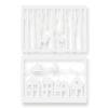 Stencil set, 2 parts Winter Szene