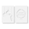 Stencil set, 2 parts Merry Christmas