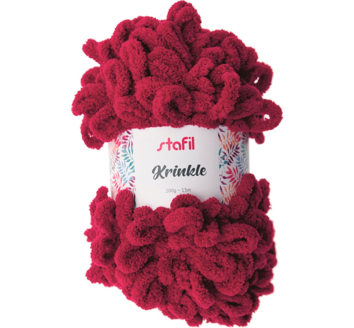 Wol "Krinkle" - Framboos