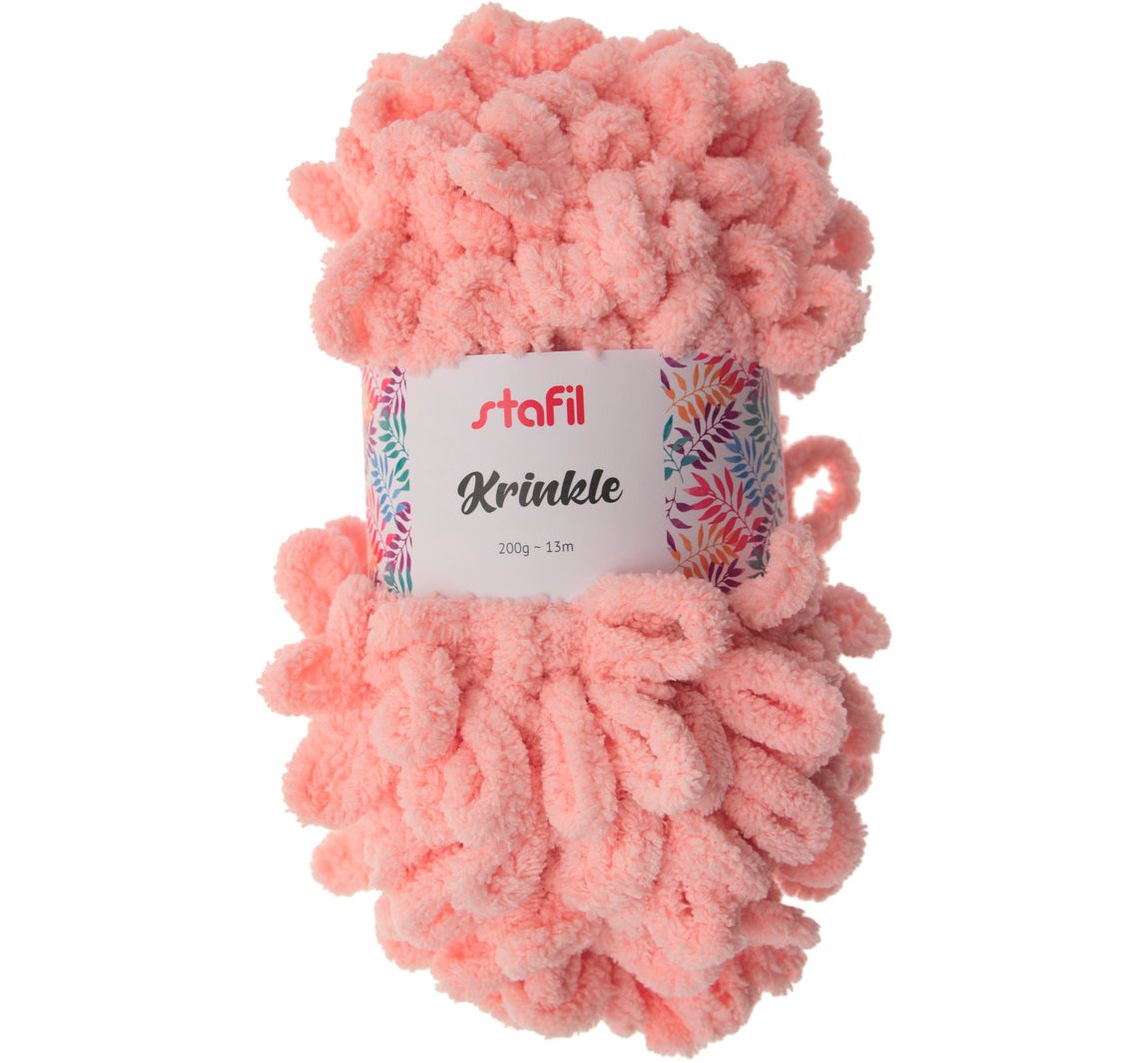 Wol "Krinkle" - Roze