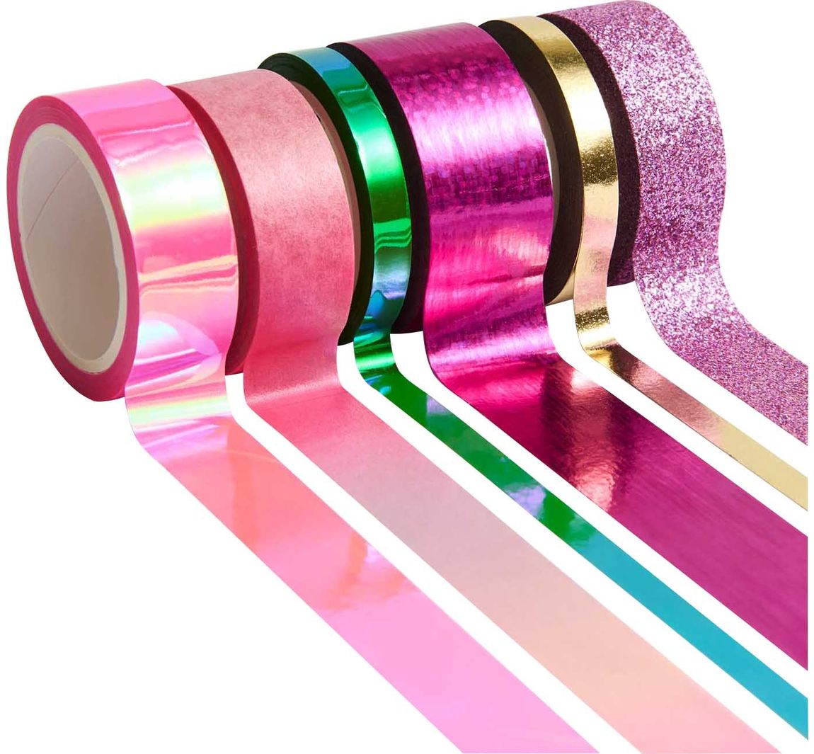 Tape set "Glamour" - Roze-Mix