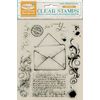 Clear Stamps "Masquerade" Letter