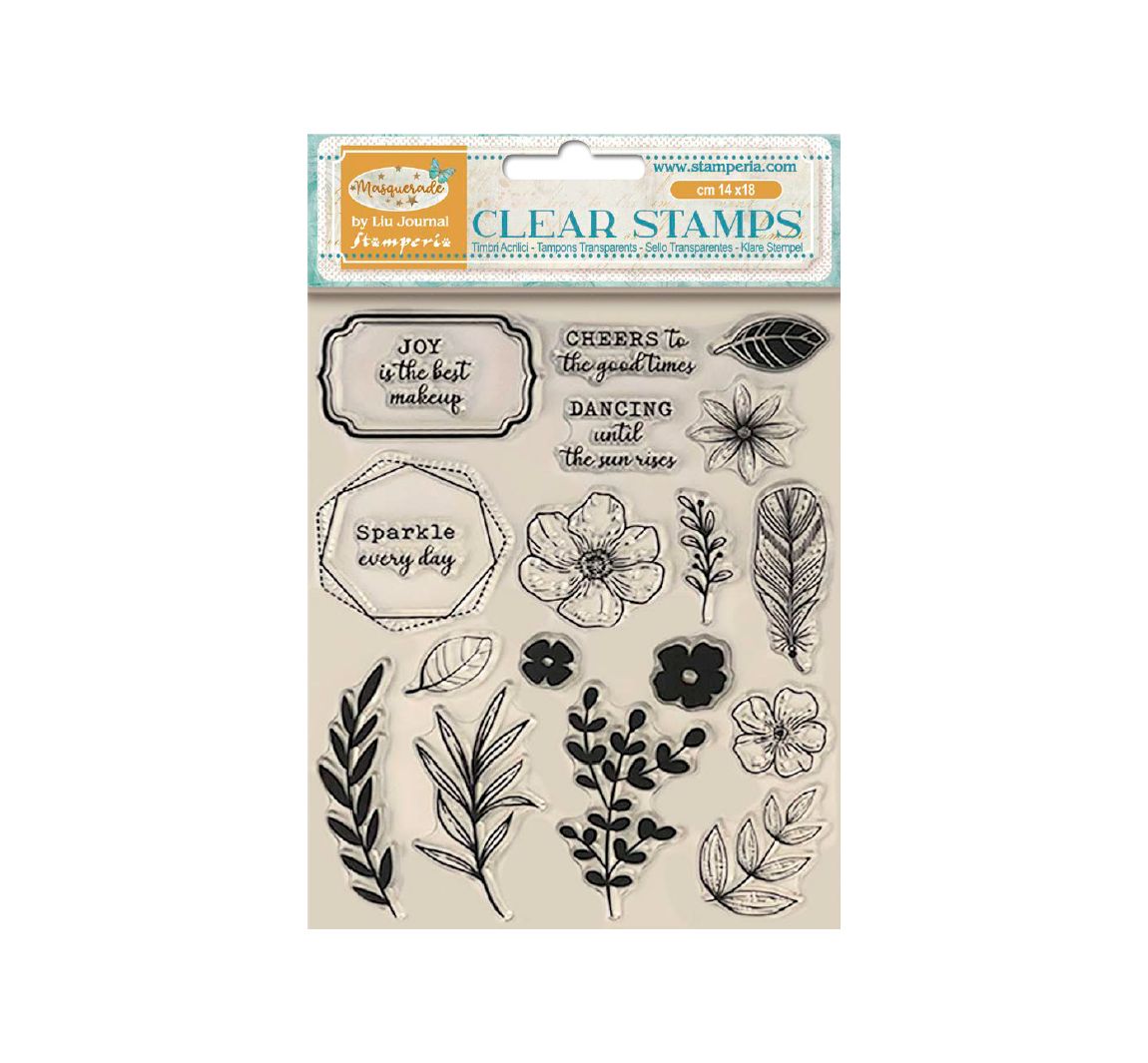 Clear Stamps « Masquerade » - Flowers