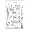 Gietvorm "Masquerade" Flute & Cakes