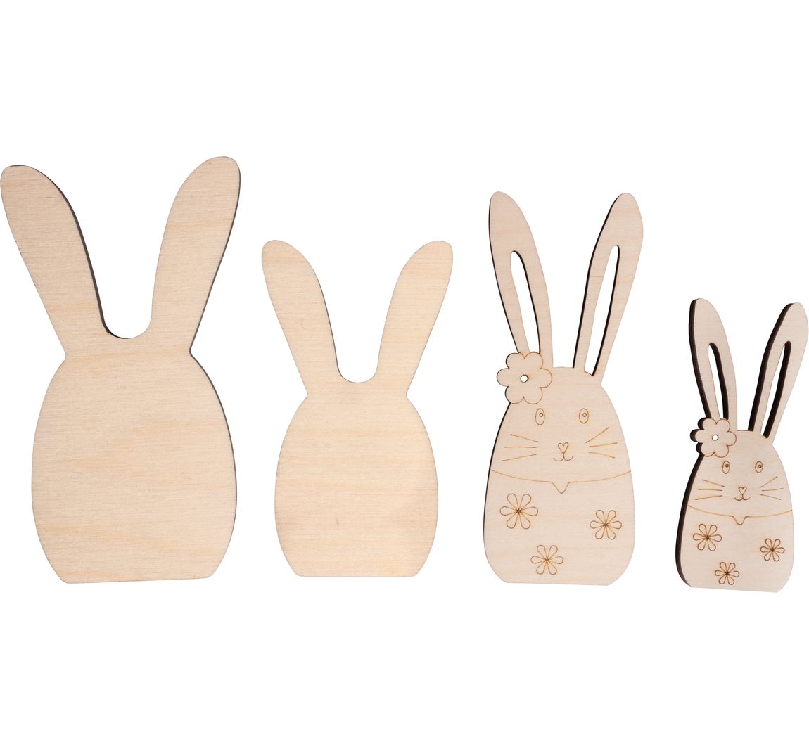 Houten decoratieve elementen - Paashazen