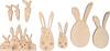 Houten decoratieve elementen