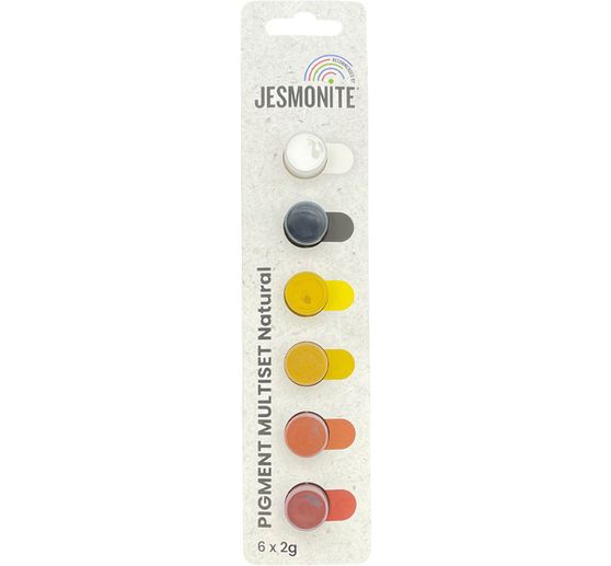Jesmonite Pigment kleurset, 6 x 2 g