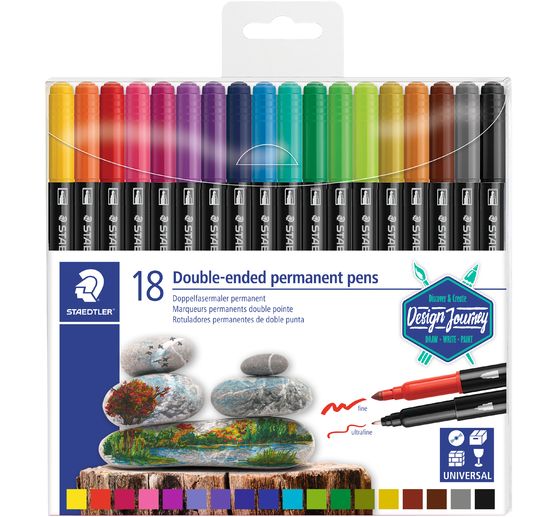 Staedtler Dubbel vezelige pennen permanente