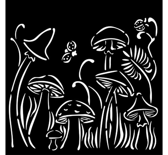 Sjabloon "Hidden Grove", 12 x 12 cm