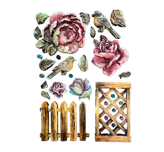 Siliconen gietvorm "House of Roses"