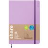 share notebook A5, dot chequered Lavender