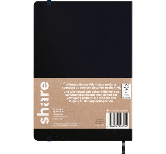 share Notebook A5, blank