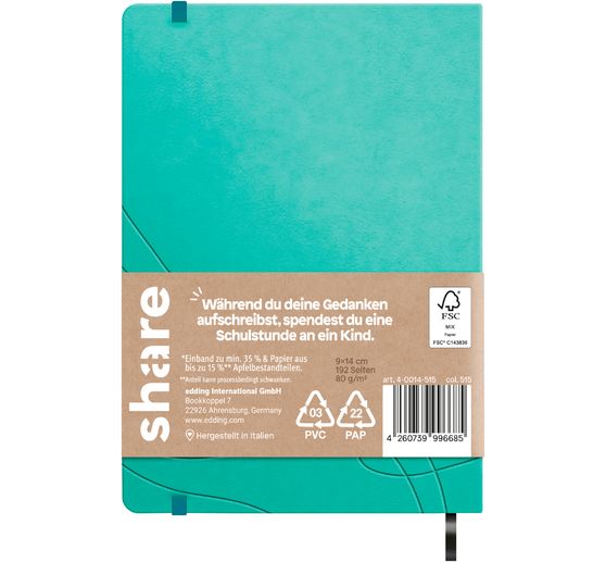 share Notebook A5, blank