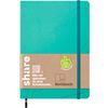 share Notebook A5, blank Turquoise