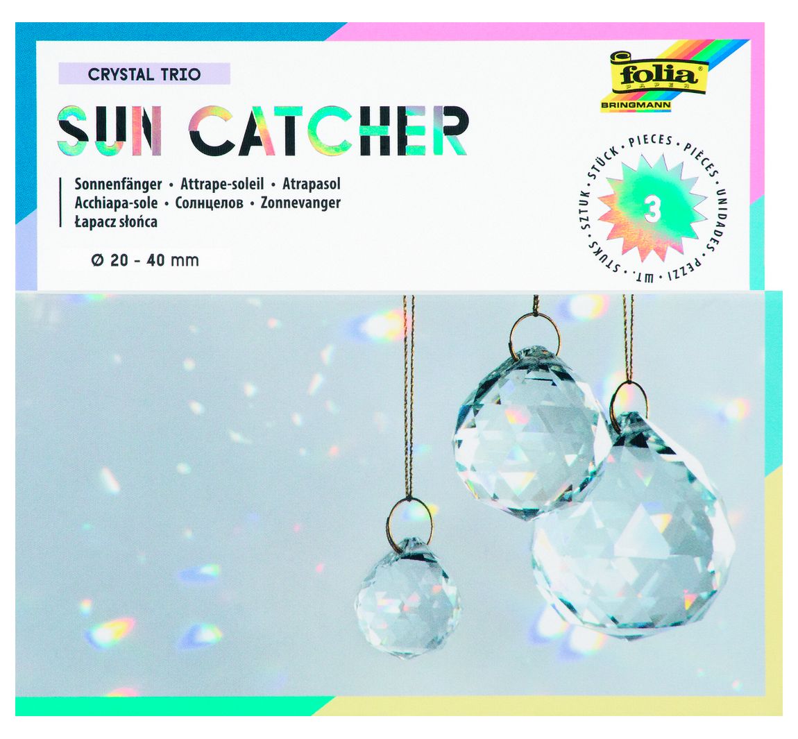 Suncatcher "Crystals" - set van 3