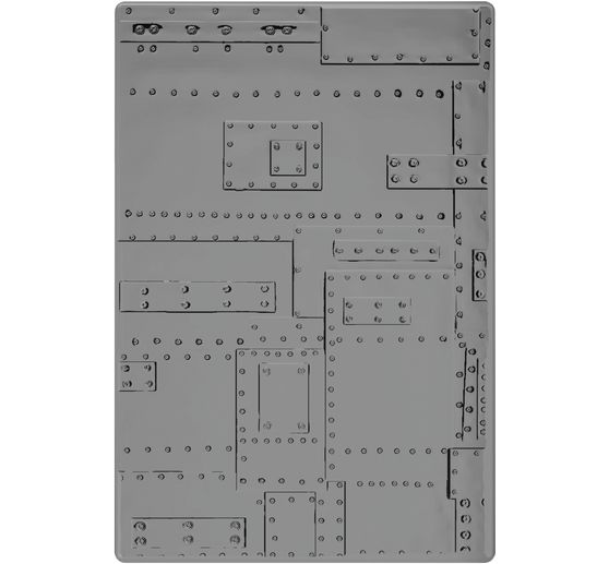 Sizzix A5 3D Embossing sjabloon by Tim Holtz