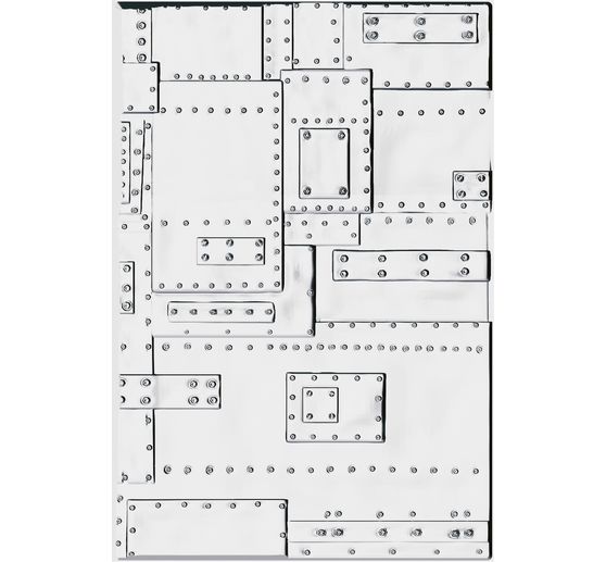Sizzix A5 3D Embossing sjabloon by Tim Holtz