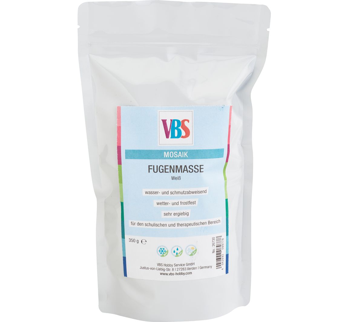 VBS Mozaïekvoegenvuller, 350 g - Wit