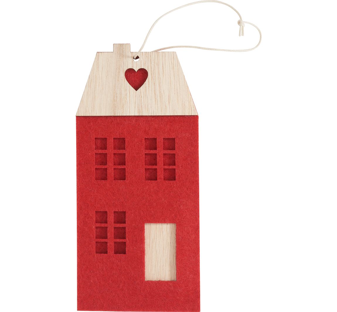 VBS Vilten hanger "Huis" - Rood