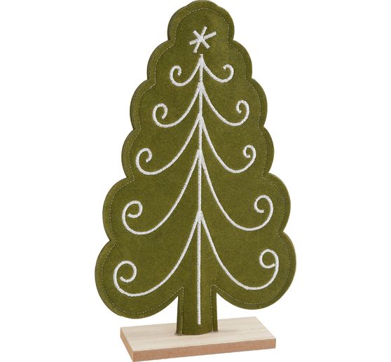 VBS Vilten staande decoratie "Kerstboom"