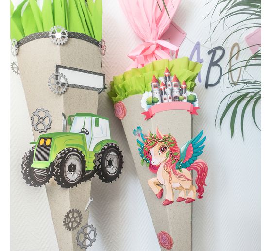 Schoolkegel knutselset "Green & Easy"
