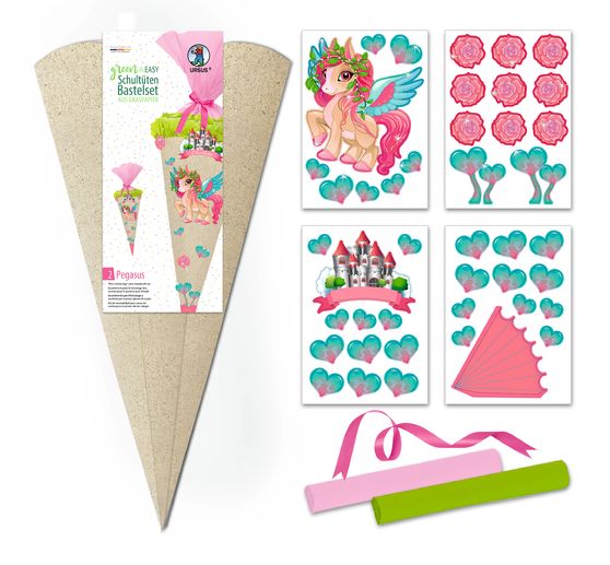 Schoolkegel knutselset "Green & Easy"