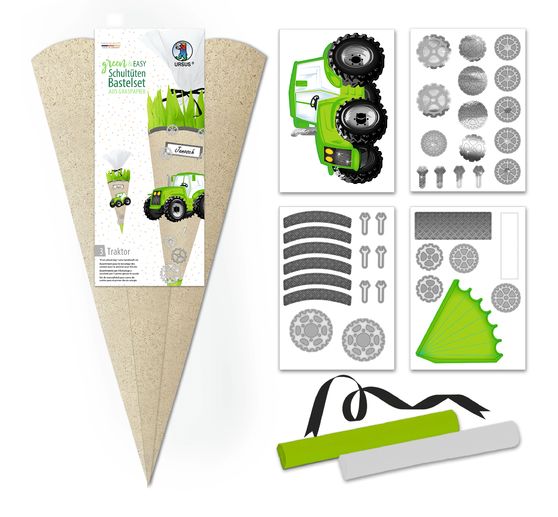 Schoolkegel knutselset "Green & Easy"
