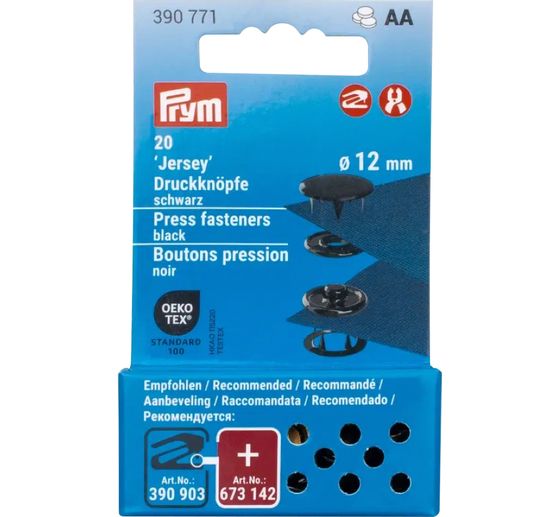 Prym Drukknopen Jersey, 12 mm, 20 stuks (en)