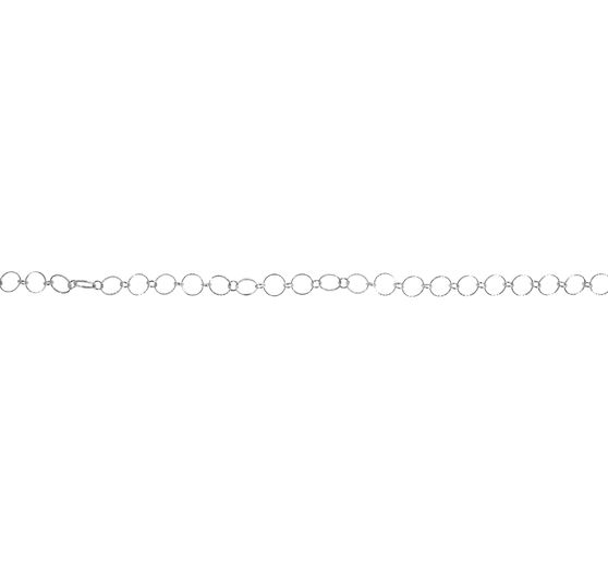 Link chain rings embossed