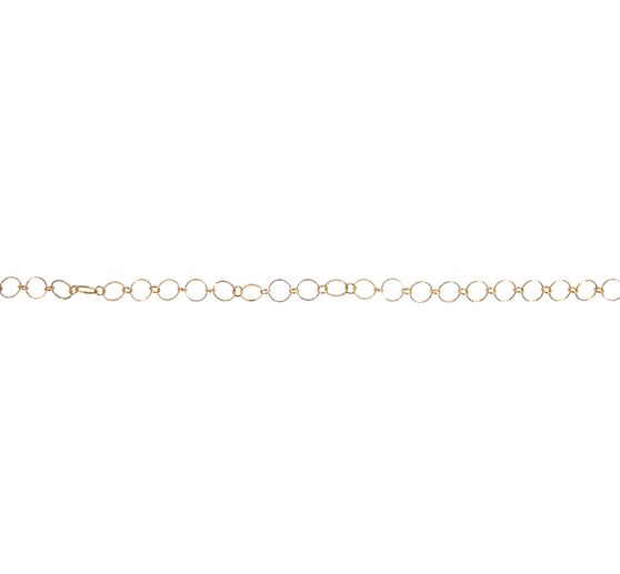 Link chain rings embossed