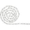 Schakelketting Paperclip reliëf Zilver