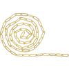Schakelketting Paperclip reliëf Goud